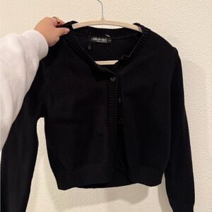 Urban Coco Black Women's Cardigan Sweater